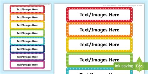 Editable Tray Labels - Gratnell Tray Labels - Back to School