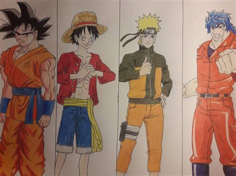 Son Goku Ruffy Naruto Toriko One Piece Amino