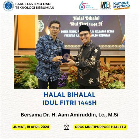 Halal Bihalal Idul Fitri H Fitb Itb Fitb