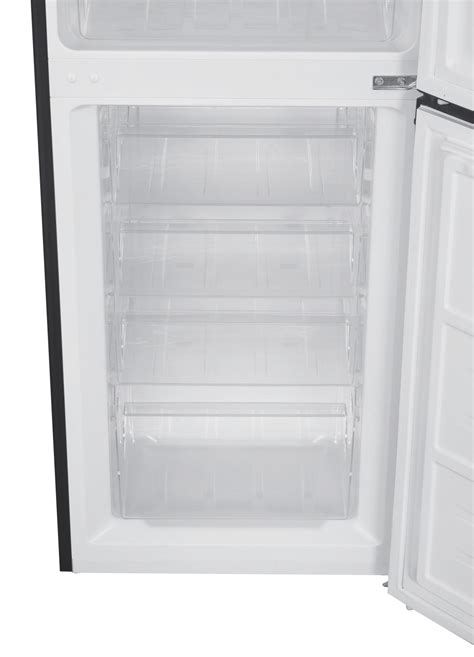 50 50 Fridge Freezer 247L Black Cookology