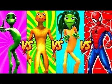 Green Alien Dance V Dame Tu Cosita Parody Youtube