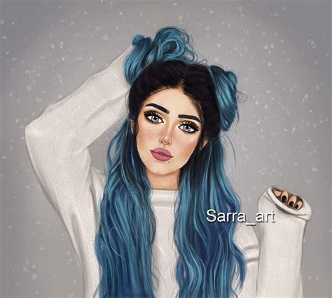 Pin By 💙 Mavi Sapığı 💙 On Art Digital Art Girl Art Girl Sarra Art