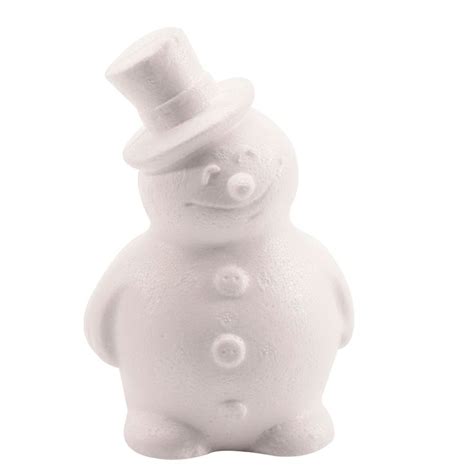 Vaessen Creative Styrofoam Snow Man Cm En Fabriquer Boule De