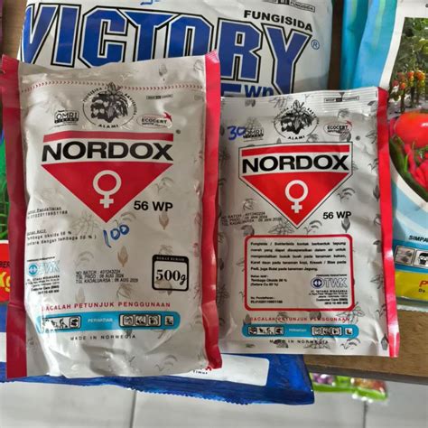 jual fungisida nordox  wp tembaga oksida   gram  gram