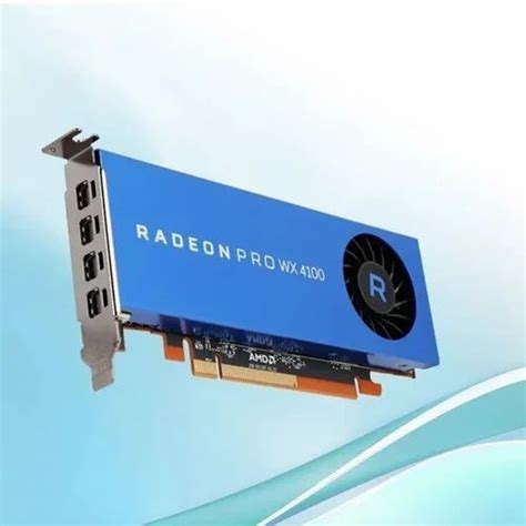 Amd Radeon Pro Wx 4100 Professional 5k Graphics Card Memory Size 4 Gb At Rs 17770 In New Delhi