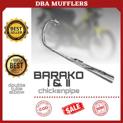 Barako I Ii Chickenpipe Kawasaki Stainless Muffler