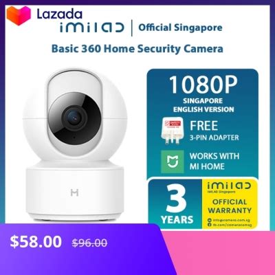 Official Sg Year Warranty Imilab Mijia P Basic Home Cctv Ip