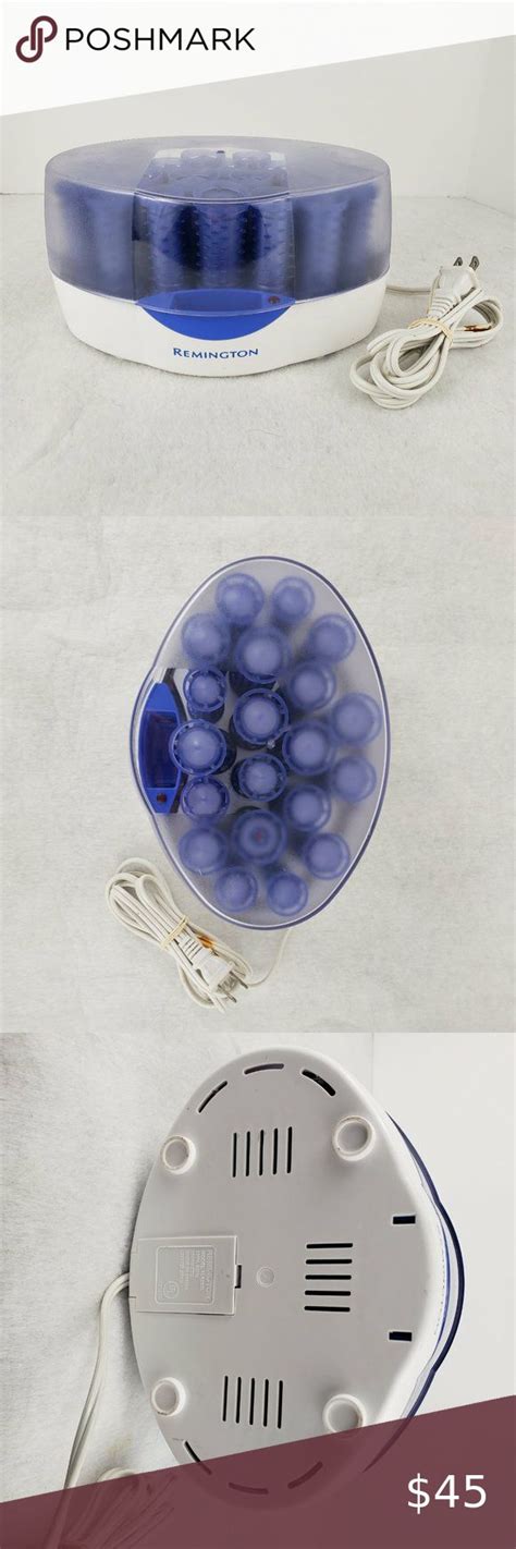 Remington H Wax Core Hot Curlers Rollers Blue Pc NO CLIPS Pageant Cheer Hot Curlers