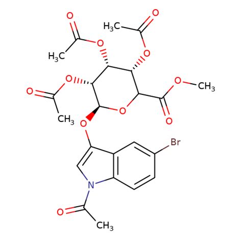 N Acetyl 5 bromo 3 indoxyl 2 3 4 tri O acetyl β D glucuron