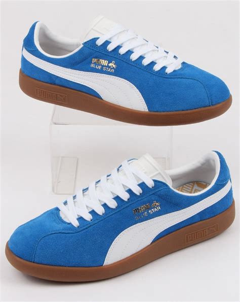 Puma Blue Star Trainer Royal Bluewhitegum 80s Casual Classics