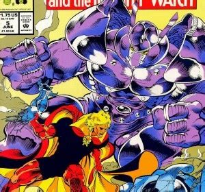 An Old Comic Book Cover For Warlock And The Infinity Watch