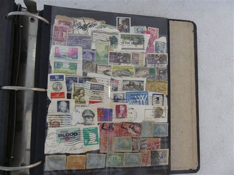 Lot Antique Vintage Stamp Collection From Around The World