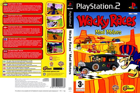 CAPAS PARA PLAYSTATION 2 Wacky Races Mad Motors