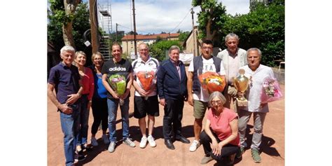 Saint Genis Laval Amicale Boule après les vétérans vif succès de la