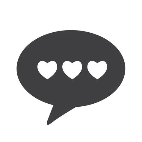 Heart Speech Bubble Icon 638777 Vector Art At Vecteezy