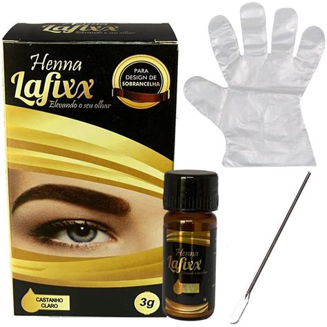 Kit Rena De Sobrancelhas Profissional Lafixx G Palito E Luvas Design