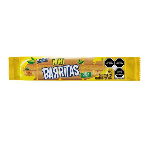 Galletas Barritas Marinela Mini Con Relleno De Pi A G Walmart