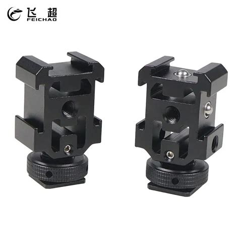Aluminium Camera Hot Shoe Mount Adapter For Light LED Monitors Microphones Studio Flash Video