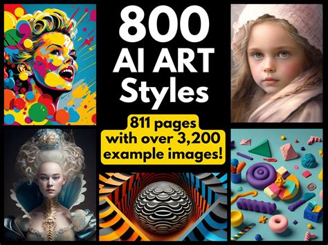 800 AI Art Styles With Images Text-to-image Style Guide With 800 Images ...