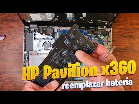 Como Reemplazar Bateria A Hp Pavilion X Youtube En Hp