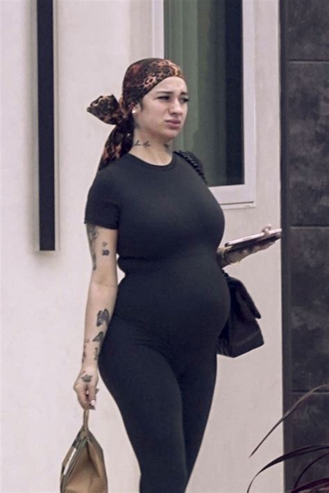 Pregnant BHAD BHABIE Leaves DBT Clinic in Los Angeles 03/05/2024