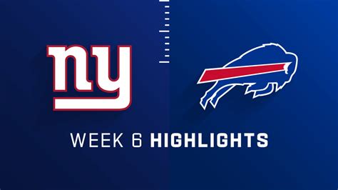 New York Giants Vs Buffalo Bills Highlights Week