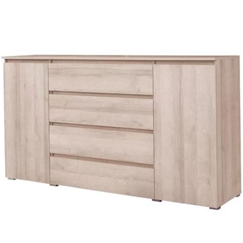 Cosmo Komoda 2 Vrata 4 Ladice 184x41x97 Natur Sonoma Hrast Emmezeta