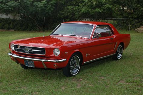 1965 Ford mustang coupe red