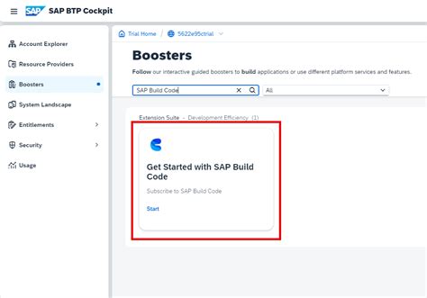 Setup Sap Build Code In Sap Btp Sap Tutorials