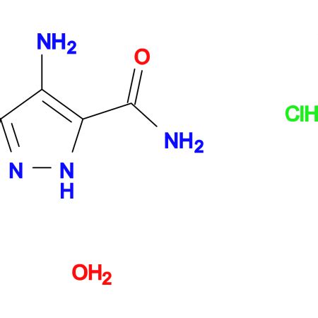 4 Amino 1H Pyrazole 5 Carboxamide Hydrochloride Hydrate 10 401932