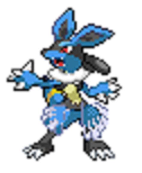 well armored lucario sprite by wolftail1999 on DeviantArt