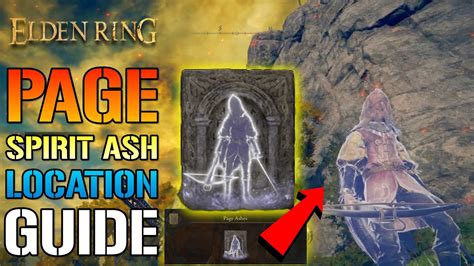 Elden Ring Page Spirit Ashes How To Get This Today Location Guide