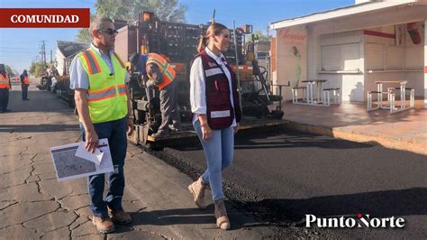 Gobernadora Supervisa Pavimentaci N De Calles En Mexicali Punto Norte