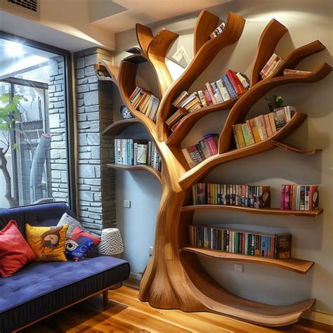 Branching Out: Exploring the Charm of Tree Bookshelves