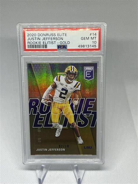 Panini Donruss Elite Rookie Elitist Gold Justin Herbert