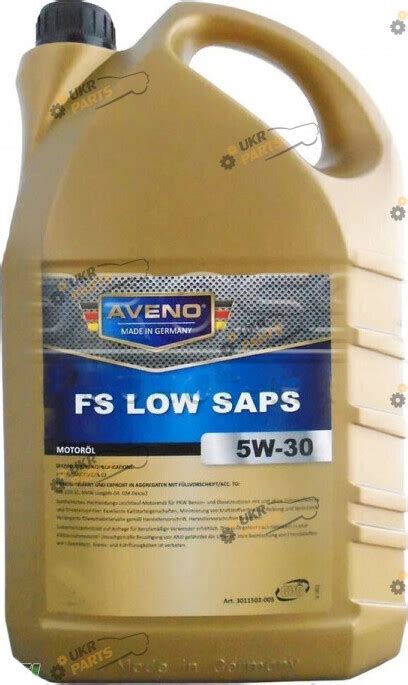 Моторное масло Aveno FS Low SAPS 5W-30 4 л (0002-000031-004) - купить ...