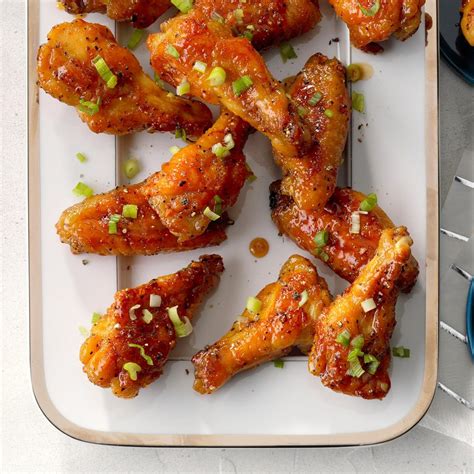 Sticky Maple Pepper Glazed Chicken Wings Recipe How To Make It Taste