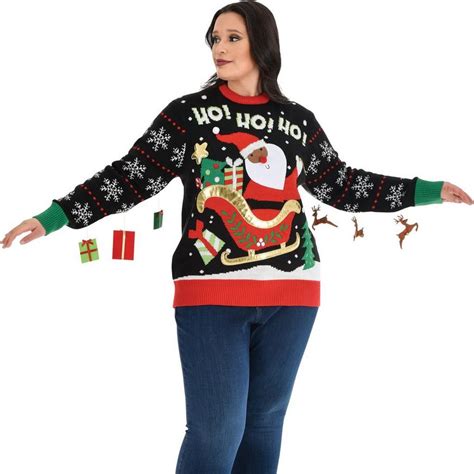 Holiday Time Womens Ugly Christmas Sweater Sizes S 3x 45 Off