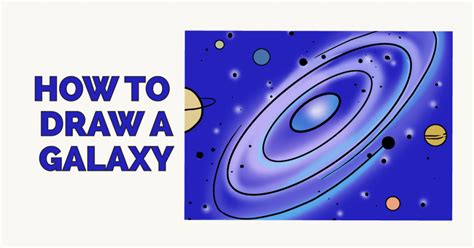 How to Draw a Galaxy - Really Easy Drawing Tutorial | Drawing tutorial ...