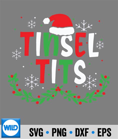 Christmas Svg Tinsel Tits Jingle Balls Matching Couple Chestnuts Svg Wildsvg