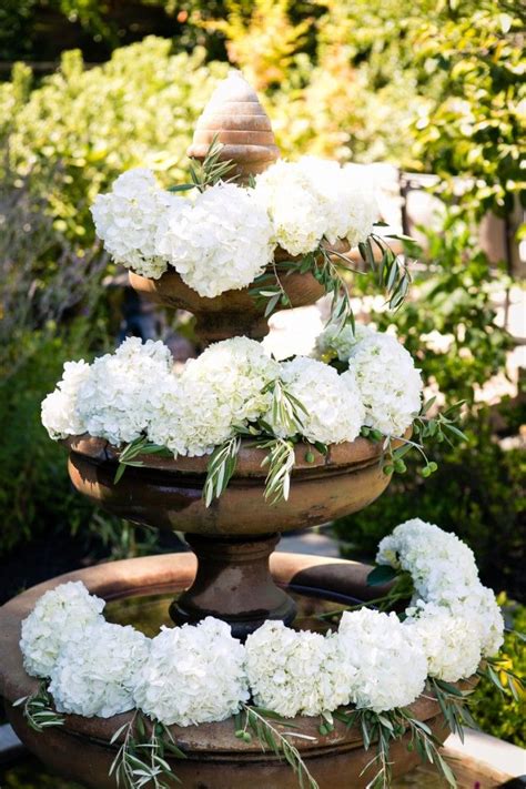 Best Fountain Decor And Flowers Images On Pinterest Flower