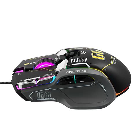 Pristin Optical indicator,Mosue 10-Key 6-Speed Adjustable DPI 13 Mouse