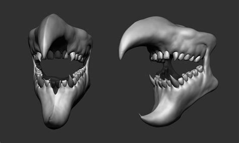 3D file 6 Creature Monster Jaws 👹・3D printing design to download・Cults