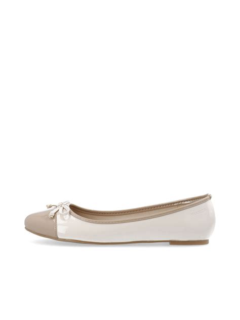 White Biaceline Ballet Flats Bianco®