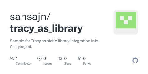 GitHub - sansajn/tracy_as_library: Sample for Tracy as static library ...
