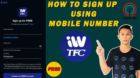 HOW TO SIGN IN IN IWANT TFC APP PAANO MAG SIGN UP SA IWANT TFC APP