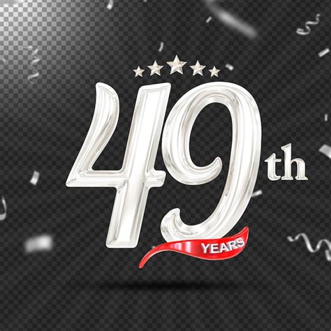 49 Aniversario Archivo PSD Premium