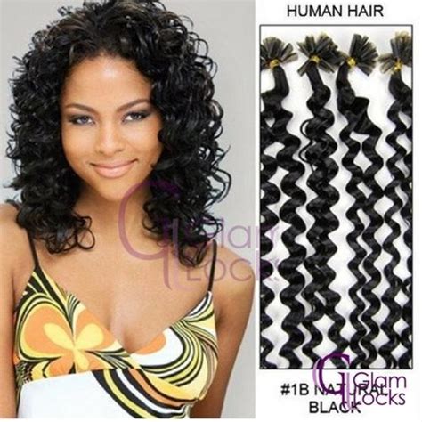 Glam Locks 4 And 6 And 24 Indian Remy Curly U Tip Fusion Hair Extension