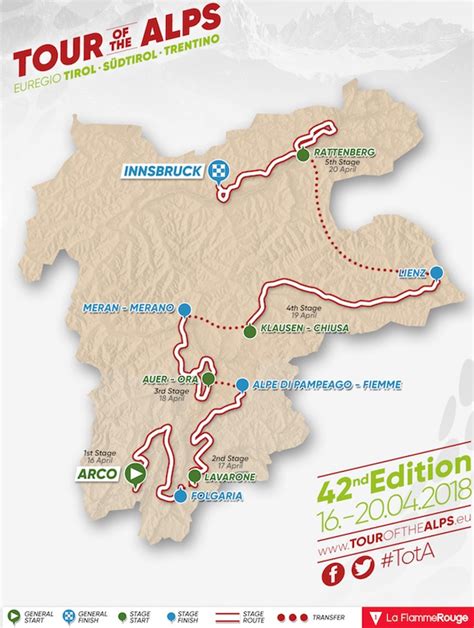 Tour Des Alpes Parcours Et Profil Des Tapes Videos De Cyclisme