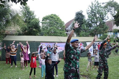 Trauma Healing Oleh TNI AU Untuk Korban Gempa Cianjur PASJABAR